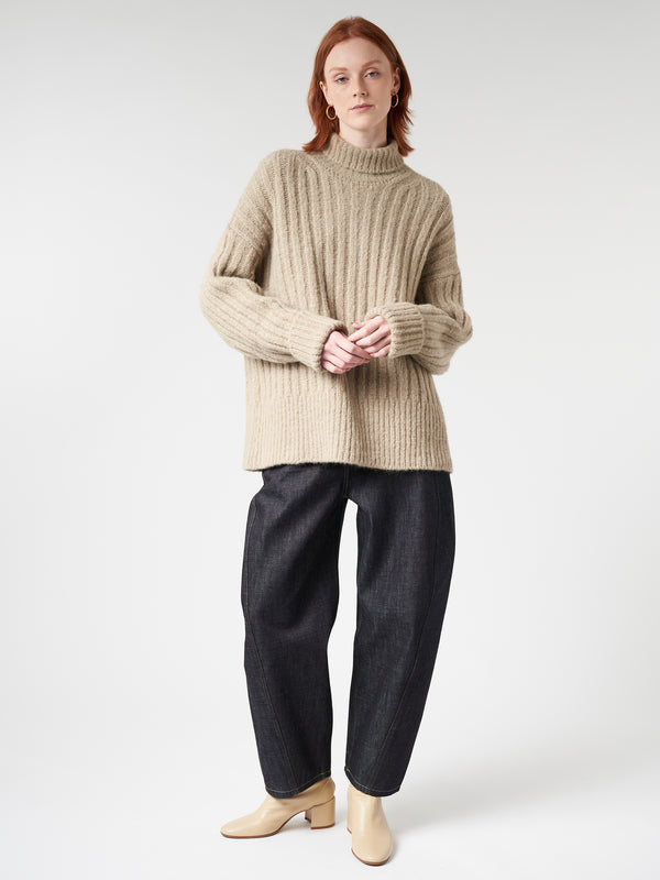 RIB TURTLENECK