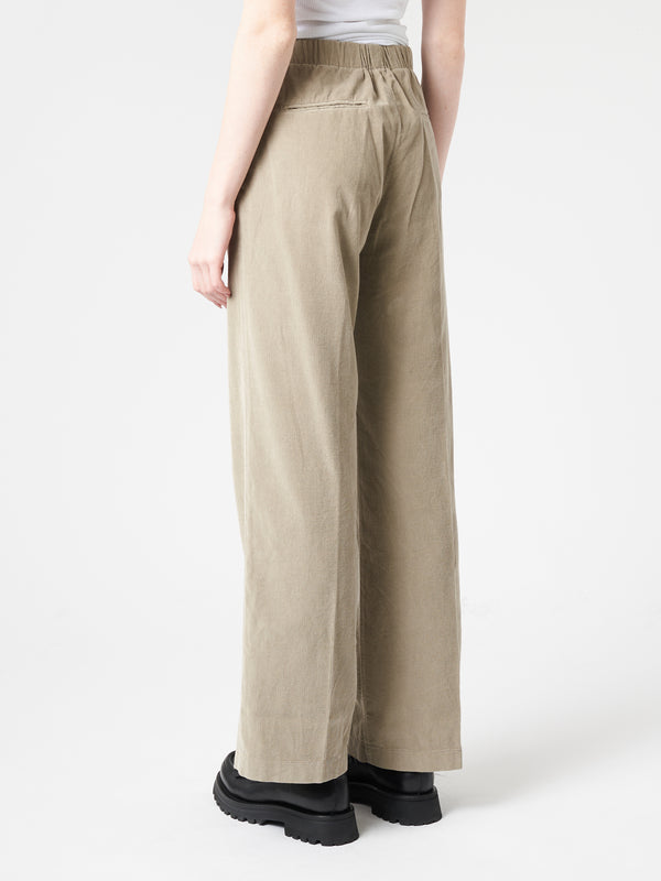 CORDUROY WIDE LEG TROUSERS