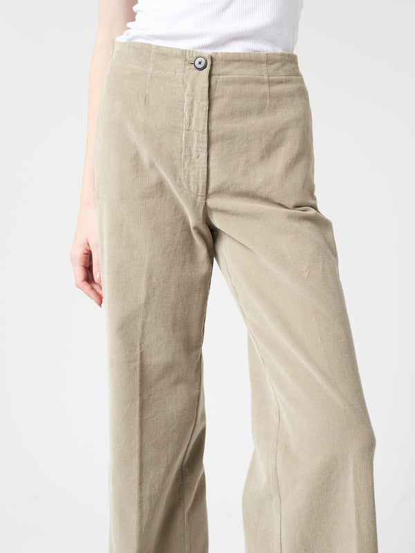 CORDUROY WIDE LEG TROUSERS
