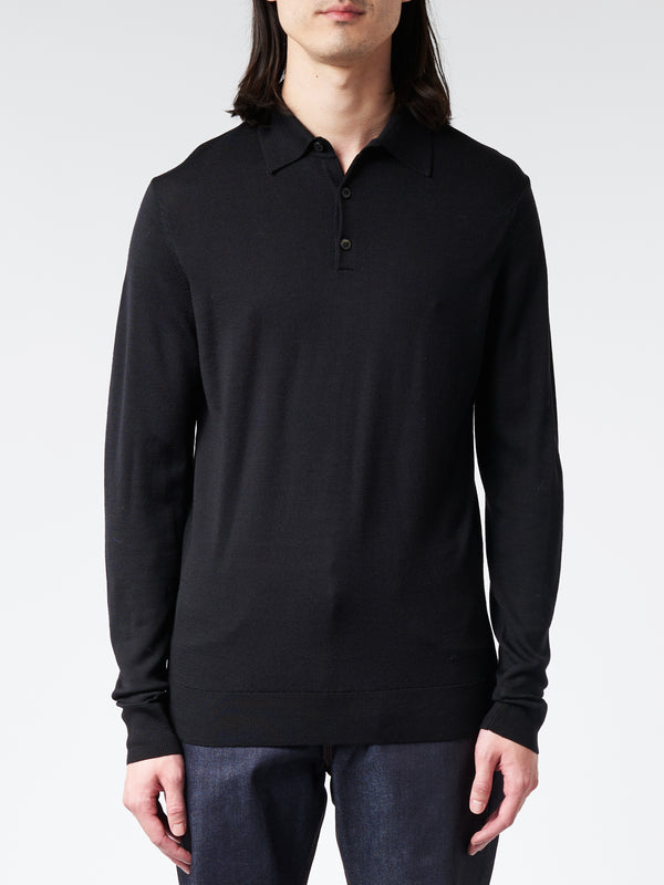 EXTRA-FINE MERINO POLO SHIRT