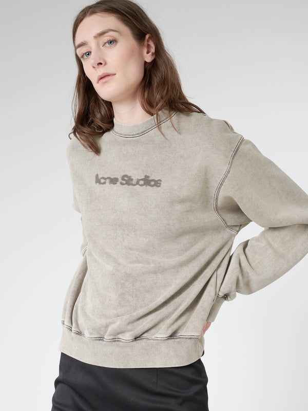 BLURRED LOGO SWEATER