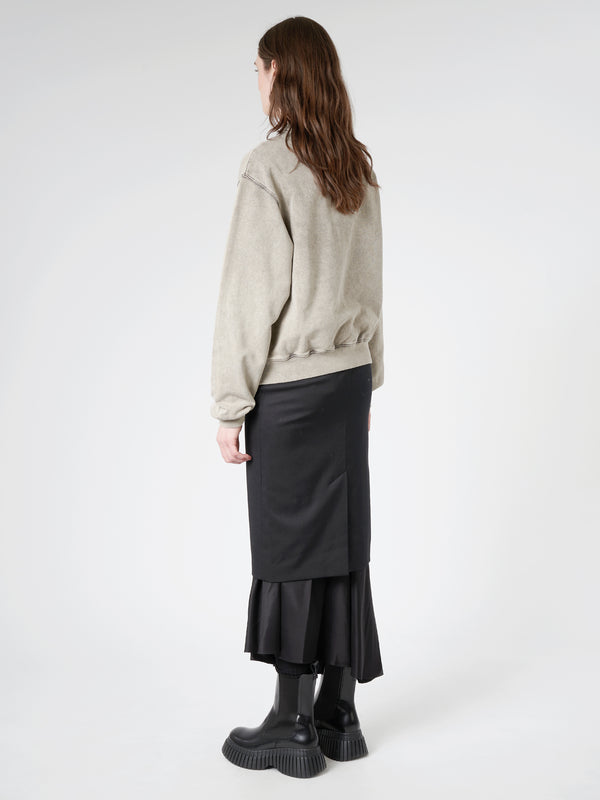BLURRED LOGO SWEATER