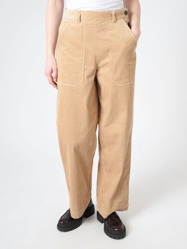 ANNIE SIDE BUTTON TROUSERS