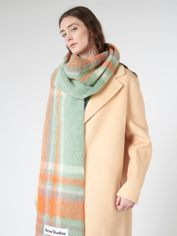LARGE CHECK SCARF