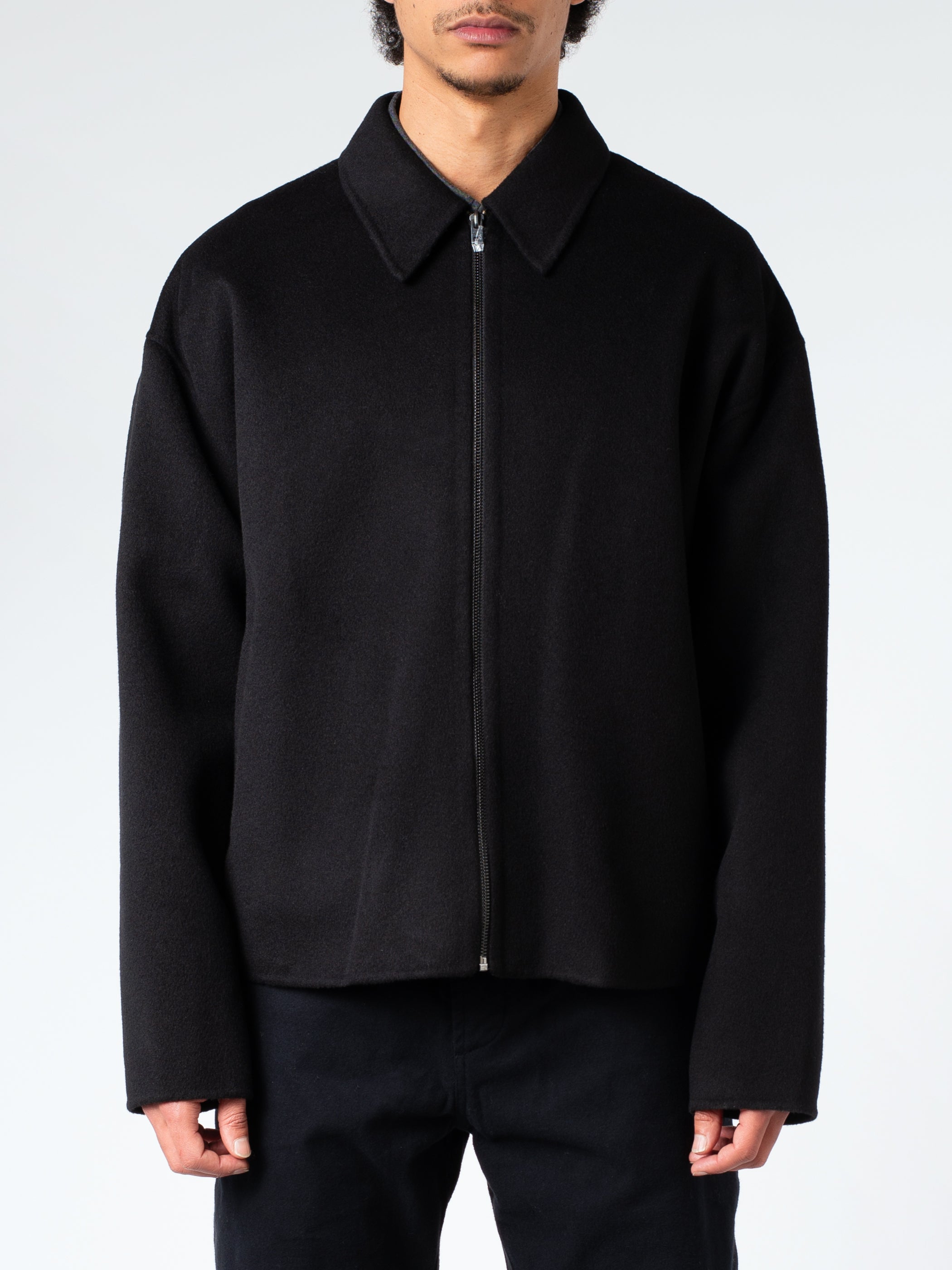 Wool Zipper Jacket
