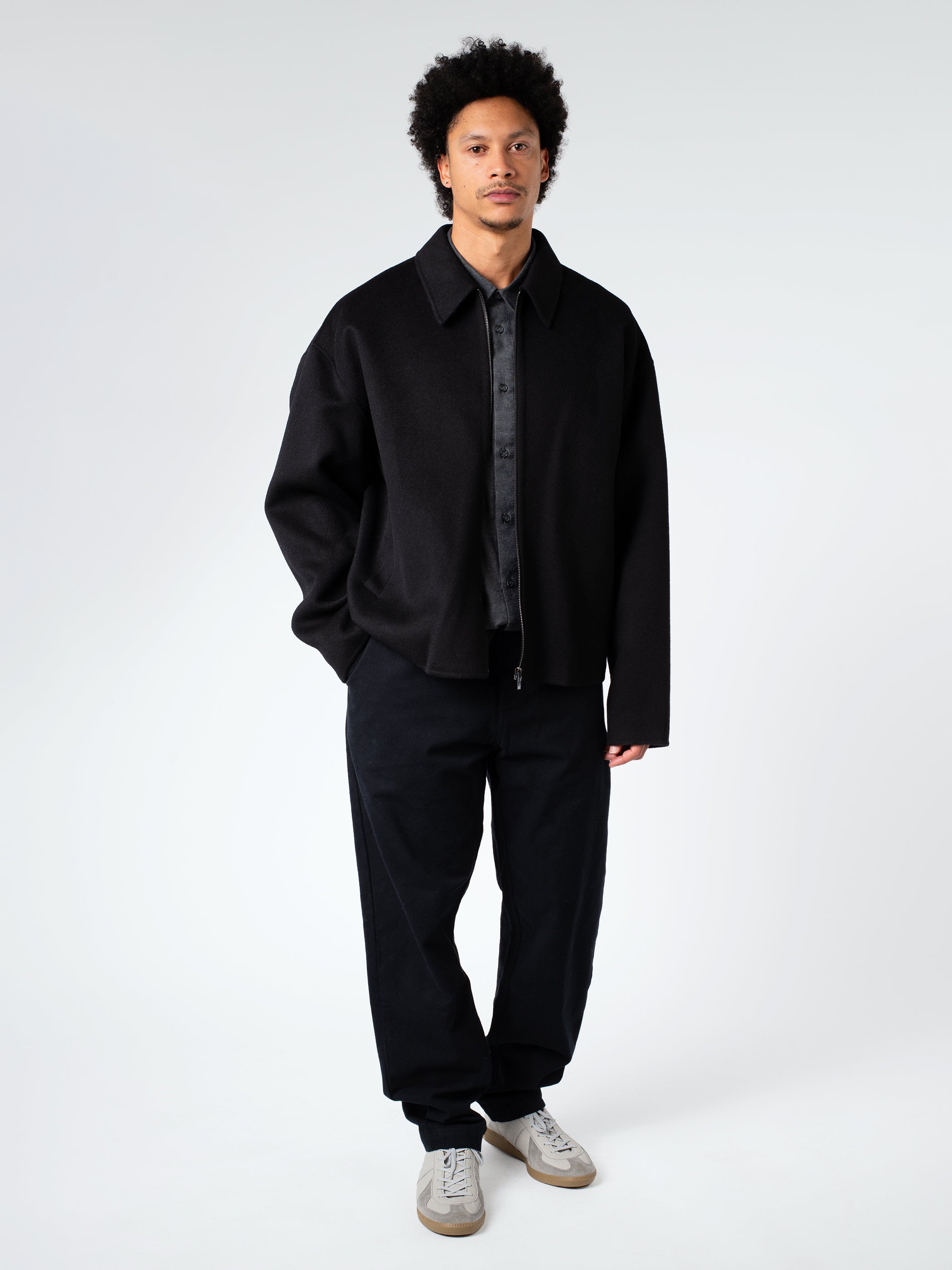 Wool Zipper Jacket