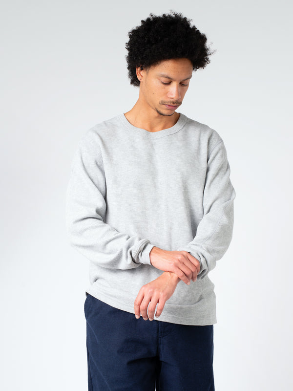 LIGHTWEIGHT WAFFLE LONG SLEEVE