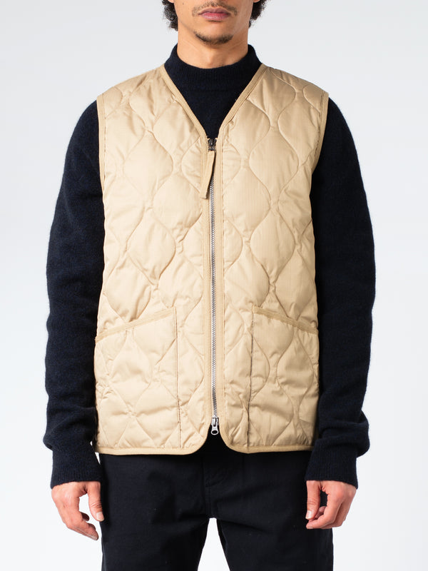 MILITARY V-NECK ZIP DOWN VEST