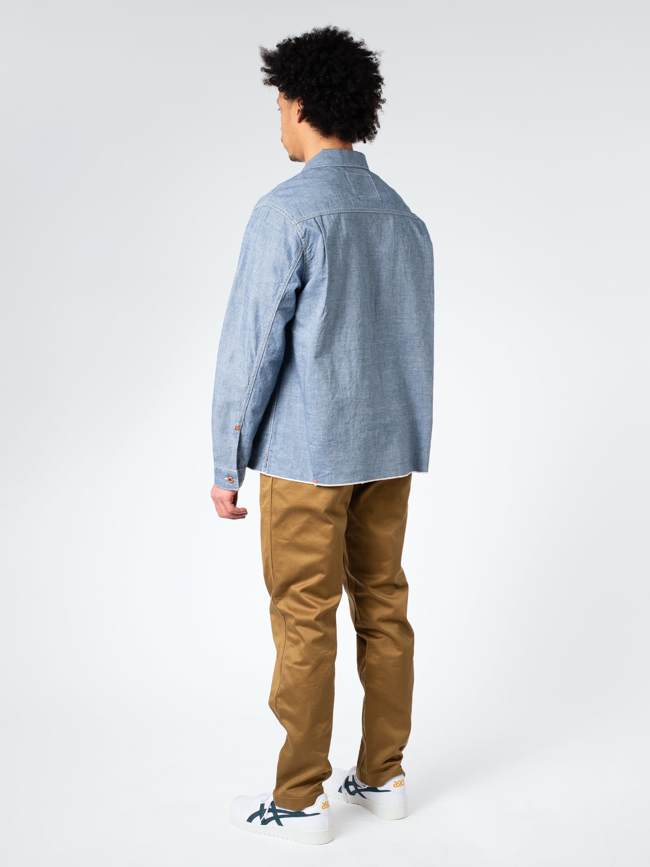 Chambray Pull-Over Shirt