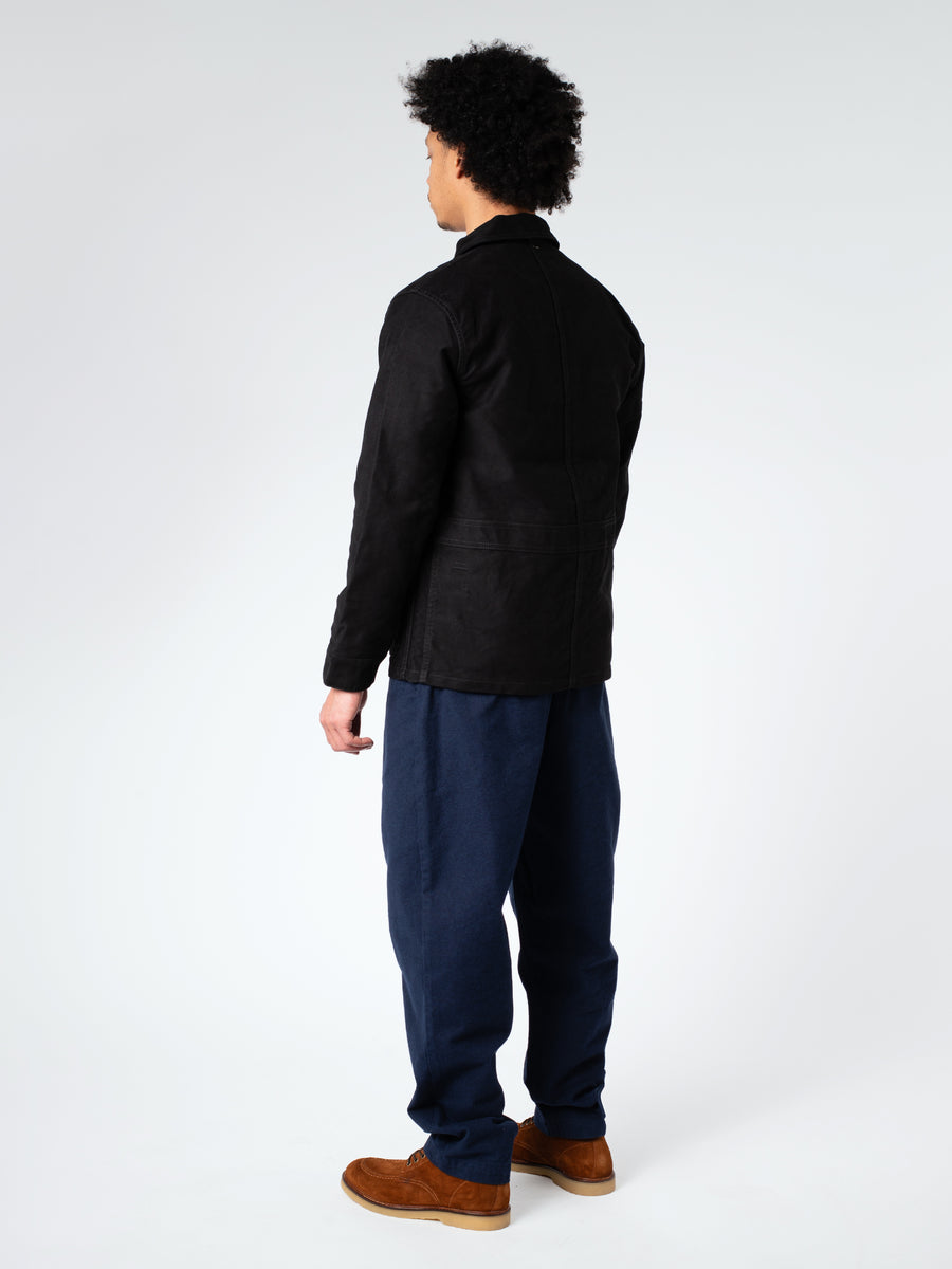 F.O.B. FACTORY - French Moleskin Jacket in Black – gravitypope