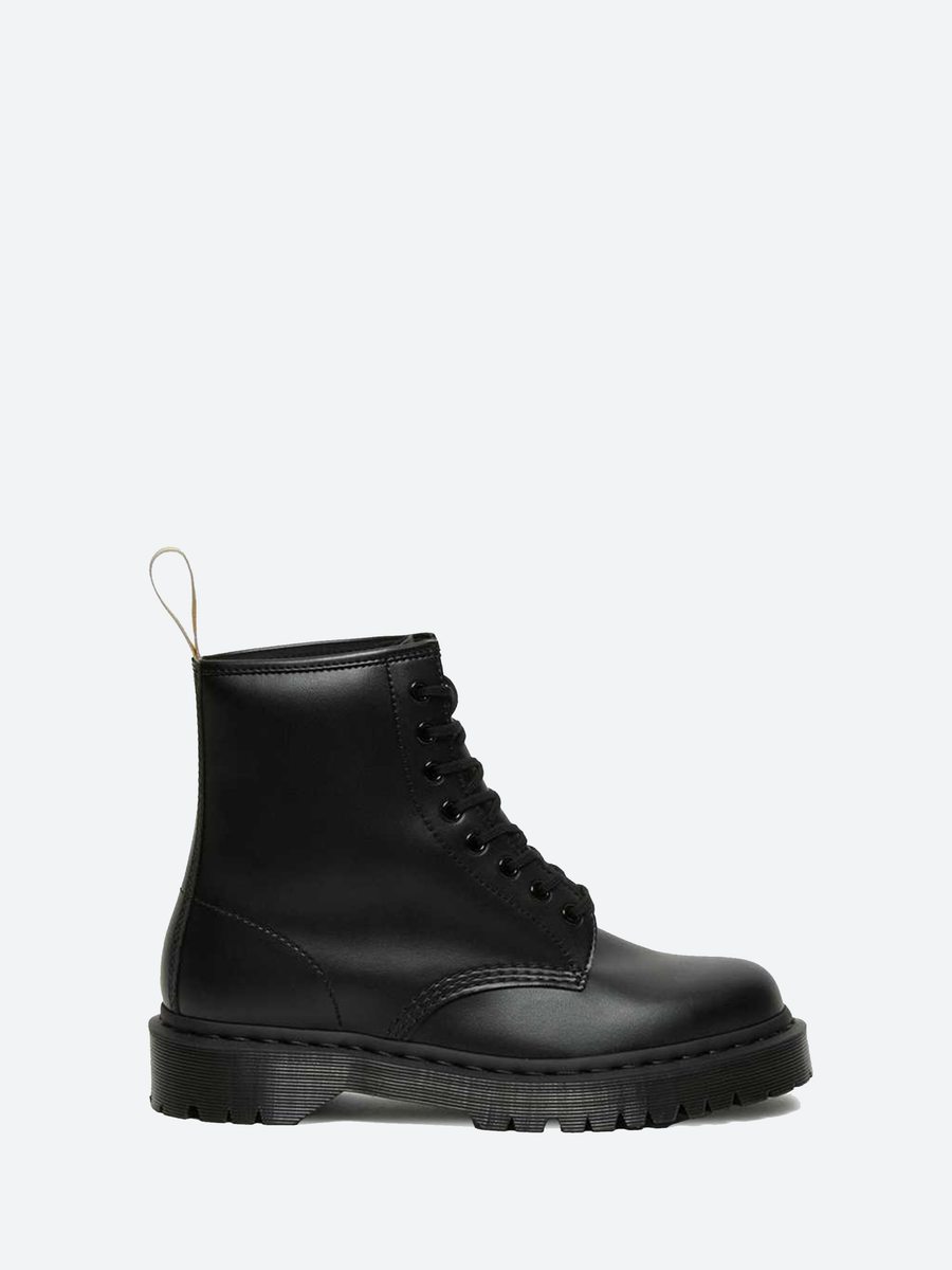 Dr.Martens　3Hole　Mono 1460 Mono Smooth Leather Lace Up Boots in Black | Dr. Martens