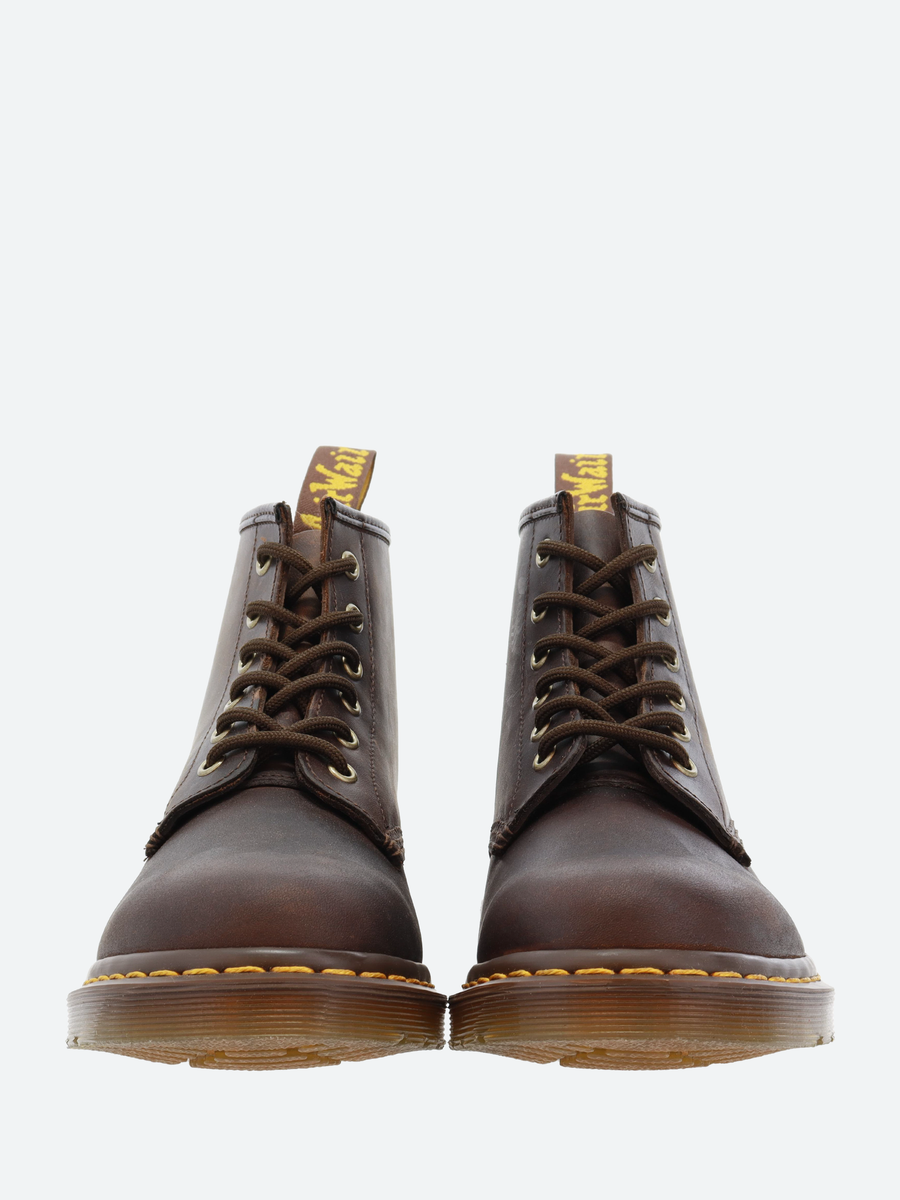 Martens 101 YS Ankle Boots in Crazy Horse Brown – gravitypope