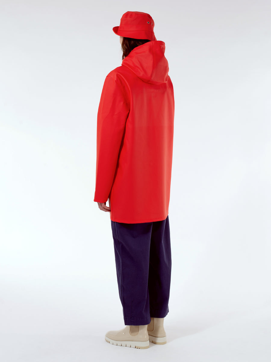STUTTERHEIM フード付きレインコート - L / Red men's STUTTERHEIM フード付きレインコート - L / Red men´s