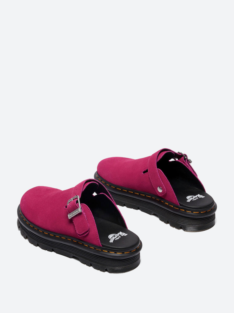 Dr. Martens - Zebzag Mule in Fuchsia Suede – gravitypope