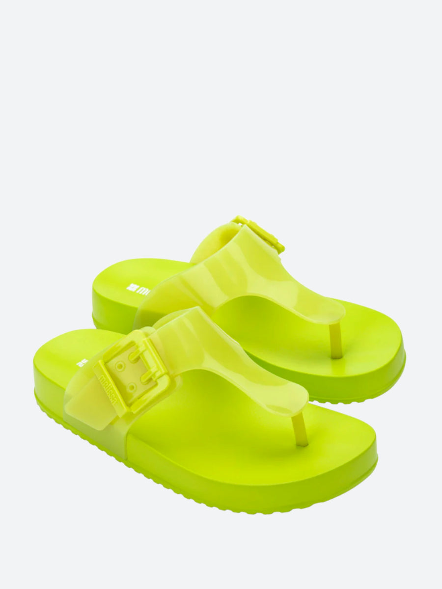 Melissa - Cozy Flip Flop in Acid Green – gravitypope