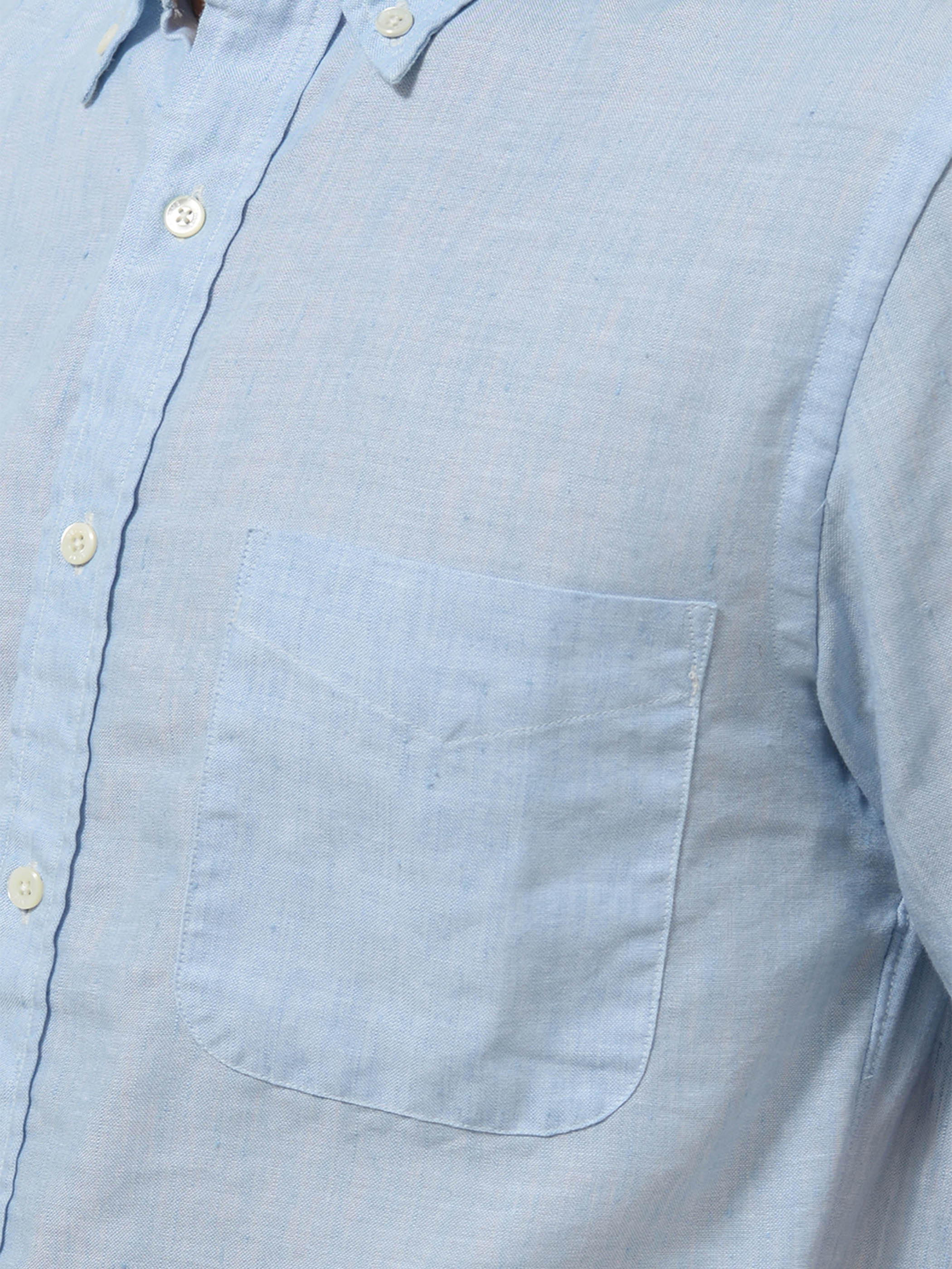 Linen Coolmax Button Down Short Sleeve Shirt