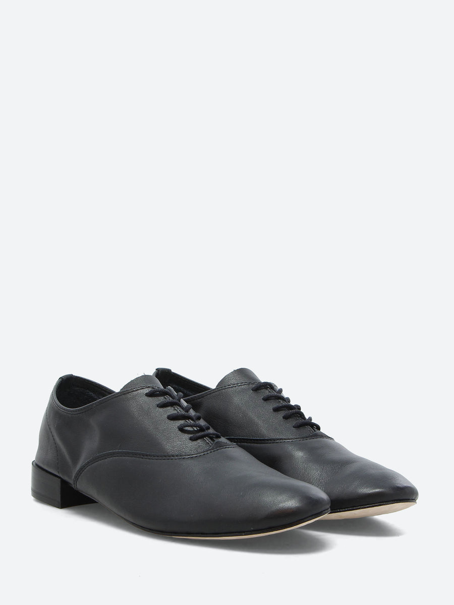 Repetto zizi 黒 ローファー 36 Zizi black leather brogues | Repetto Paris