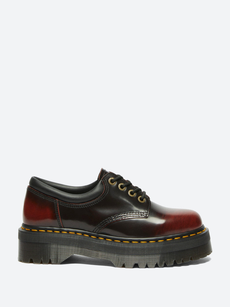 Dr. Martens - 8053 Quad Platform Shoes in Cherry Red Arcadia