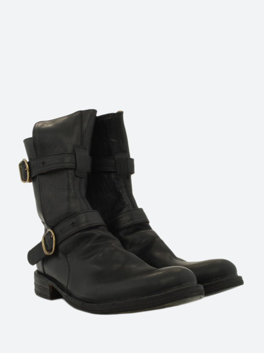 Fiorentini + Baker - 713 Eternity Buckled Boot in Nero Cusna