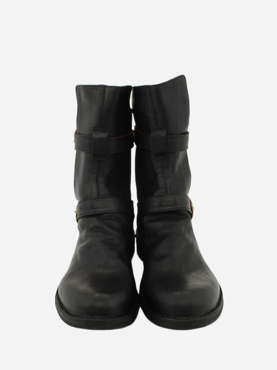 Fiorentini + Baker - 713 Eternity Buckled Boot in Nero Cusna