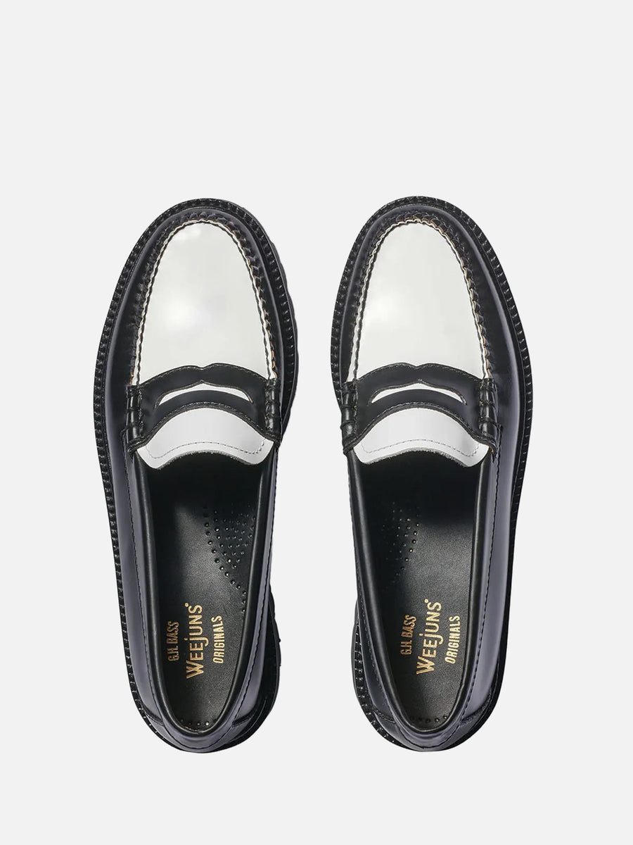 Bass two tone loafers store
