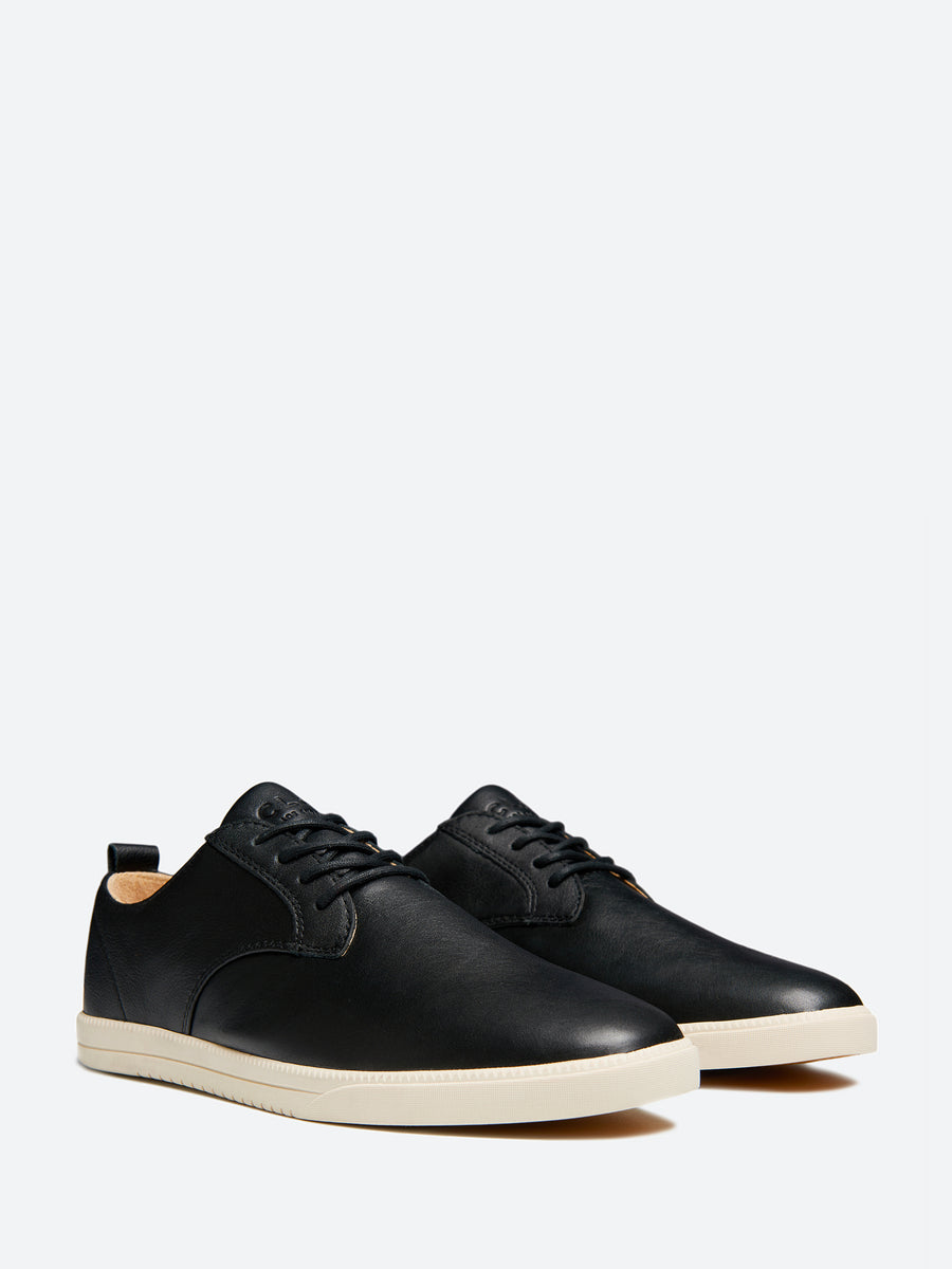 CLAE Ellington Leather in Black Milled Tumbled – gravitypope