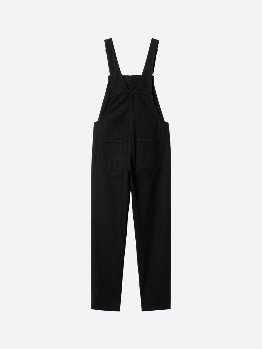Carhartt WIP W Bib Overall in Black Rinse gravitypope