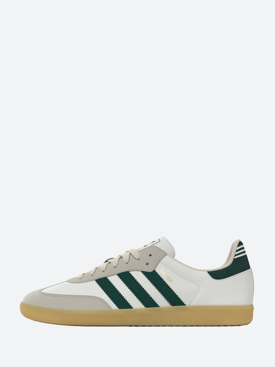 adidas Originals - Samba OG in White/Green – gravitypope