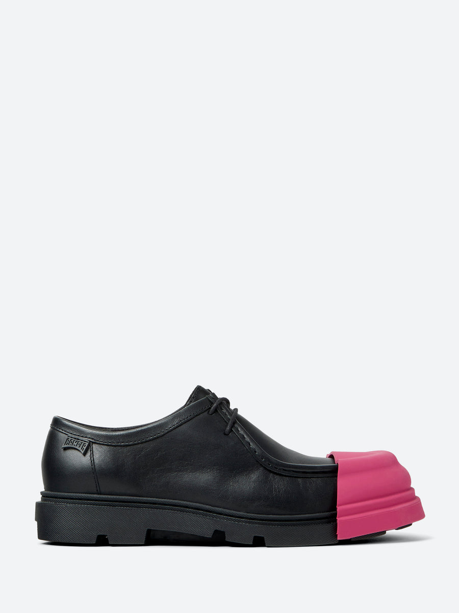 Camper - Junction Shoes in Black with Red Toe – gravitypope