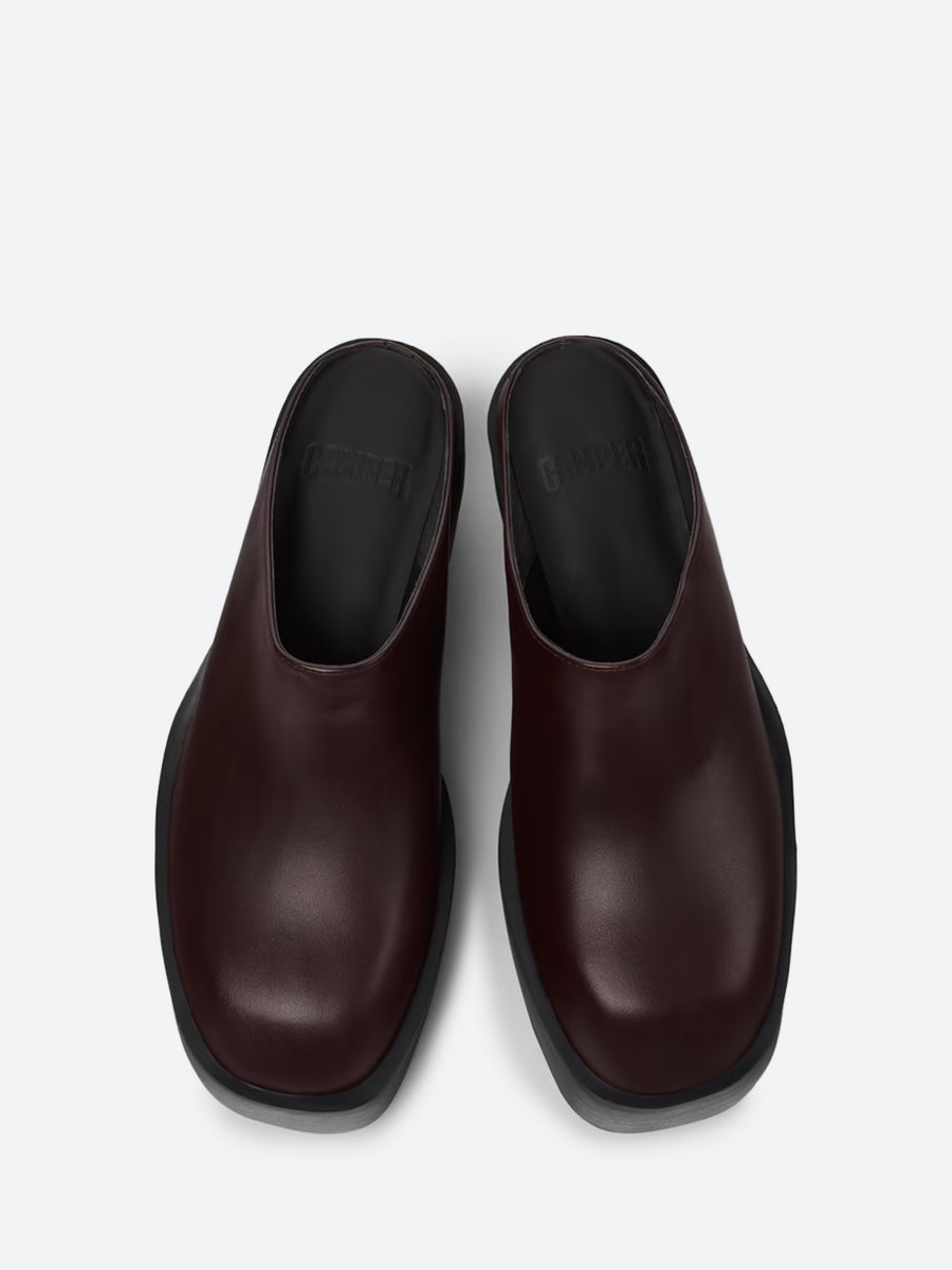 Camper - Billie Mules in Burgundy – gravitypope