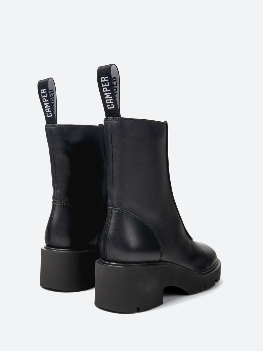 Camper - Milah Front Zip Boot in Black – gravitypope
