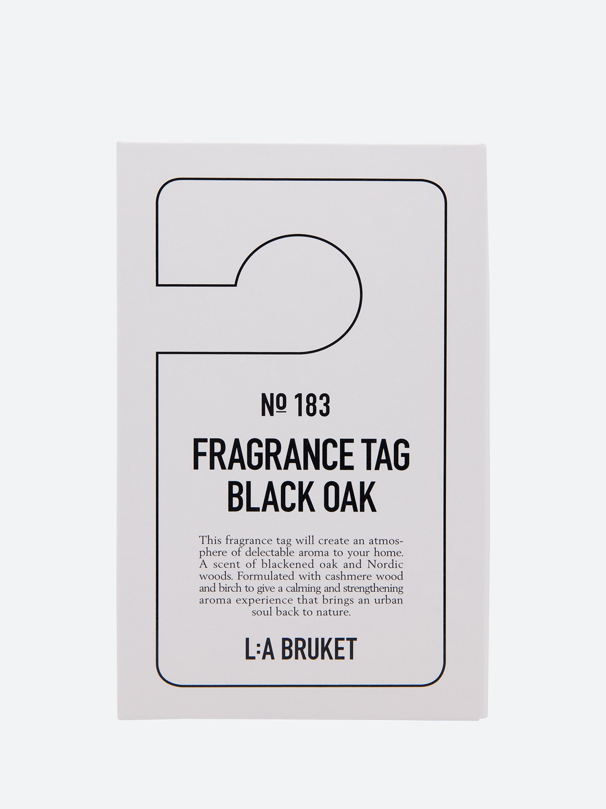 183 Black Oak Fragrance Tag