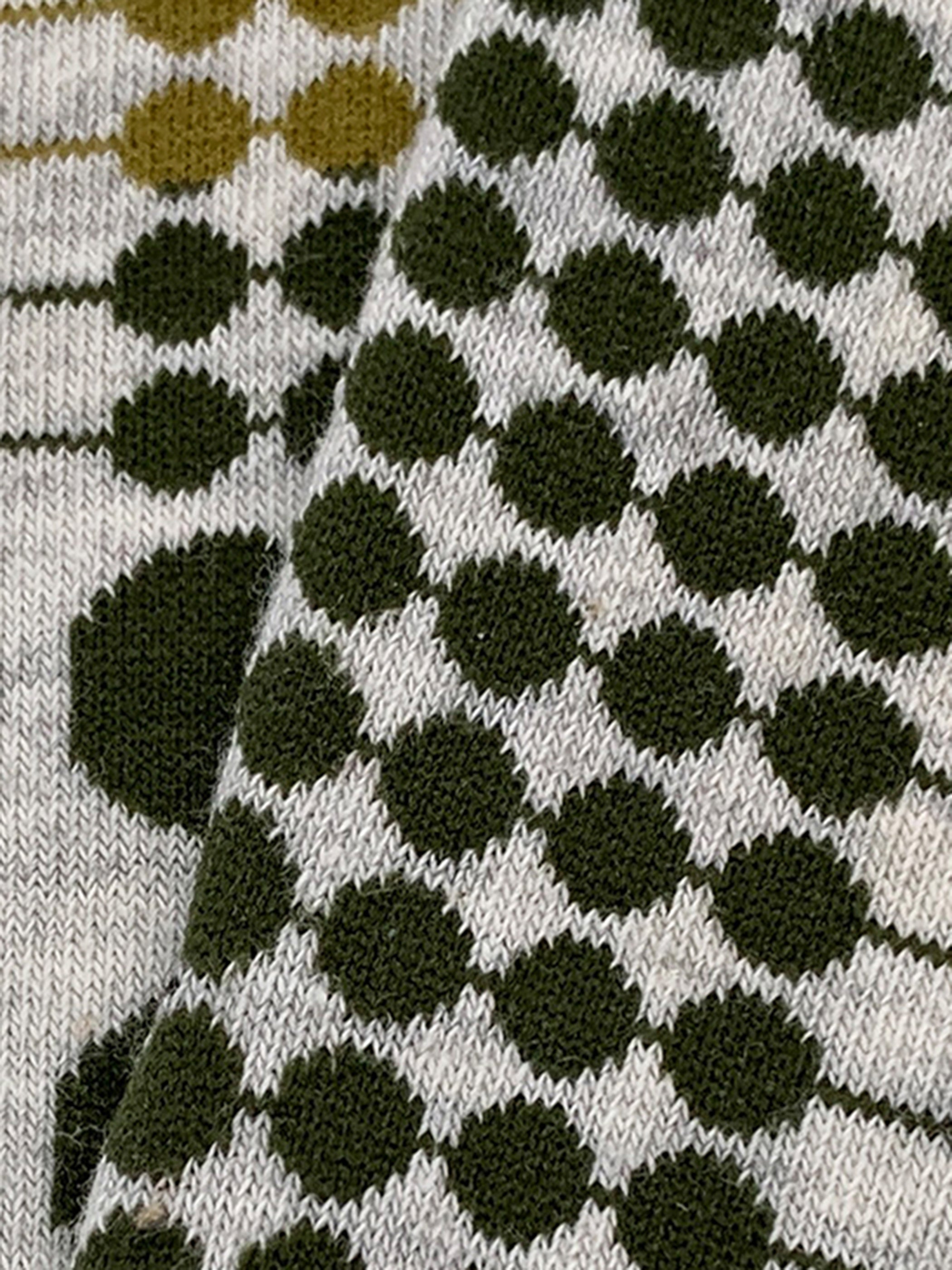 Olive Dot Sock