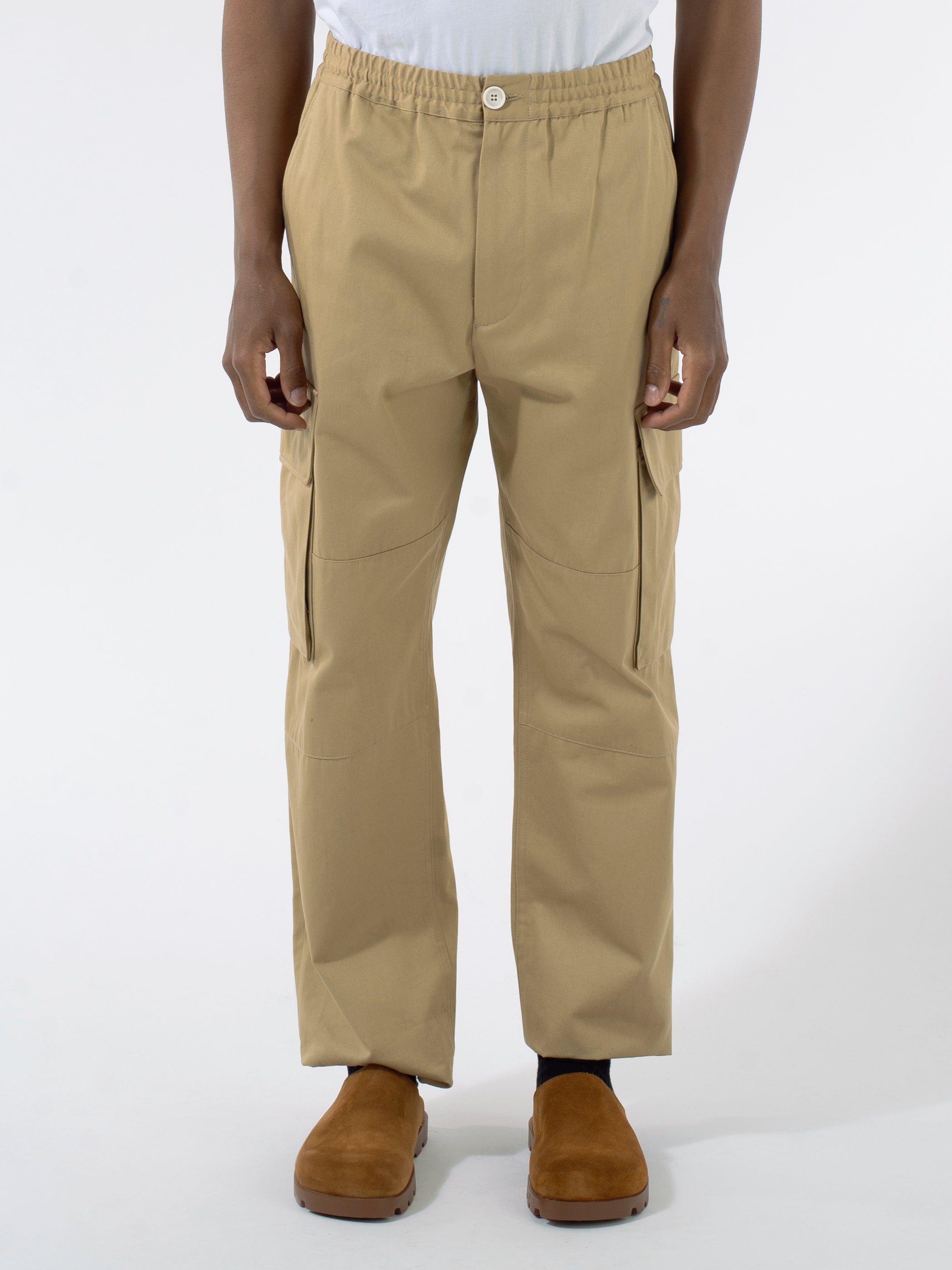 Tropical Wool Cargo Pants