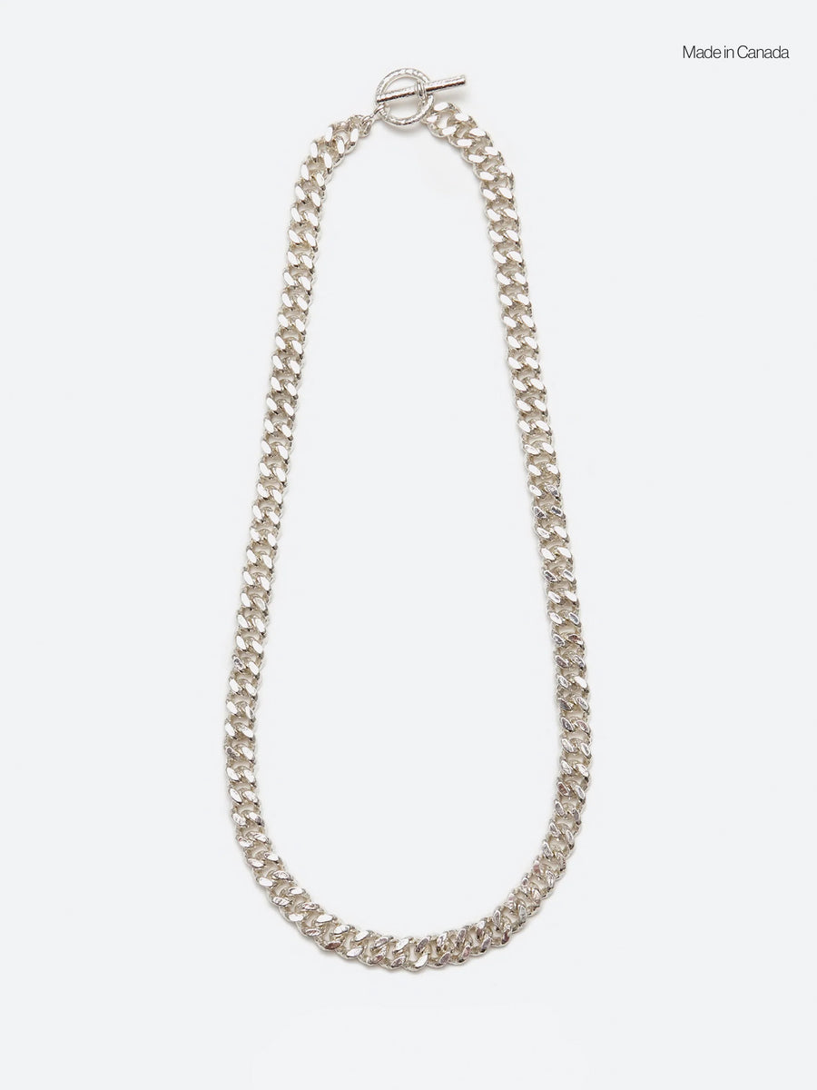 Pearls Before Swine - Spliced L Necklace in Silver – gravitypope