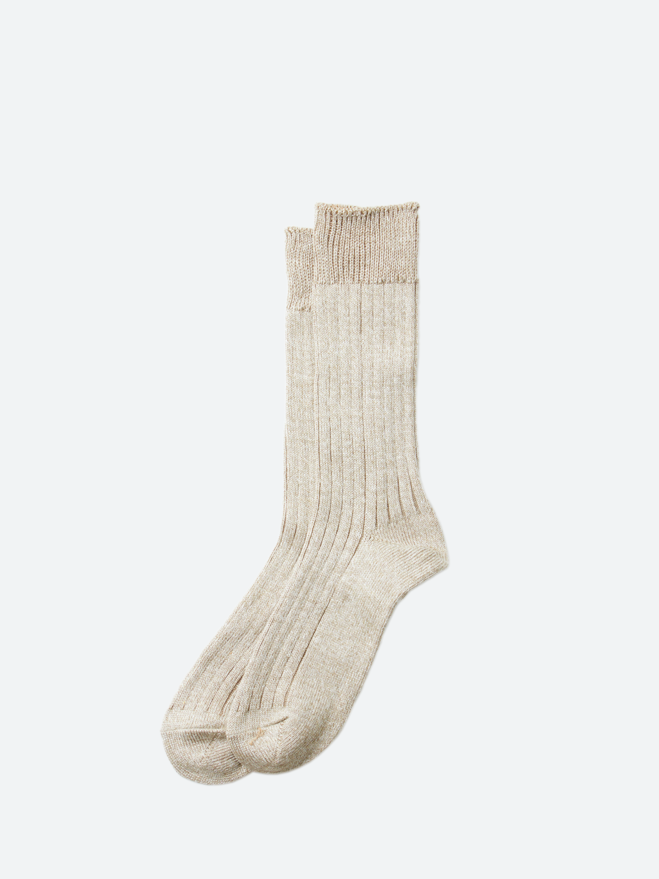Linen Cotton Crew Sock