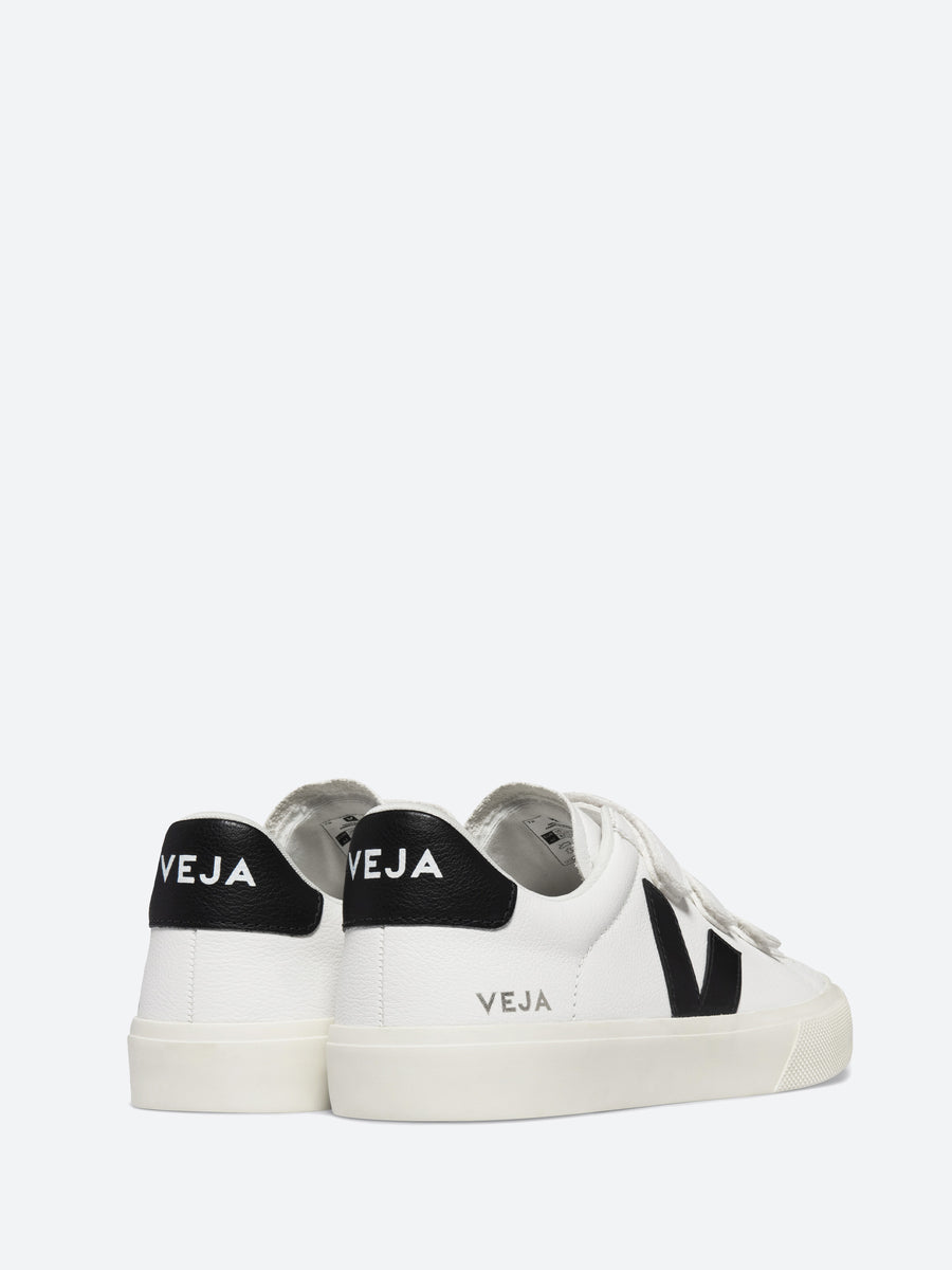 Veja - Recife ChromeFree Leather in White and Black – gravitypope