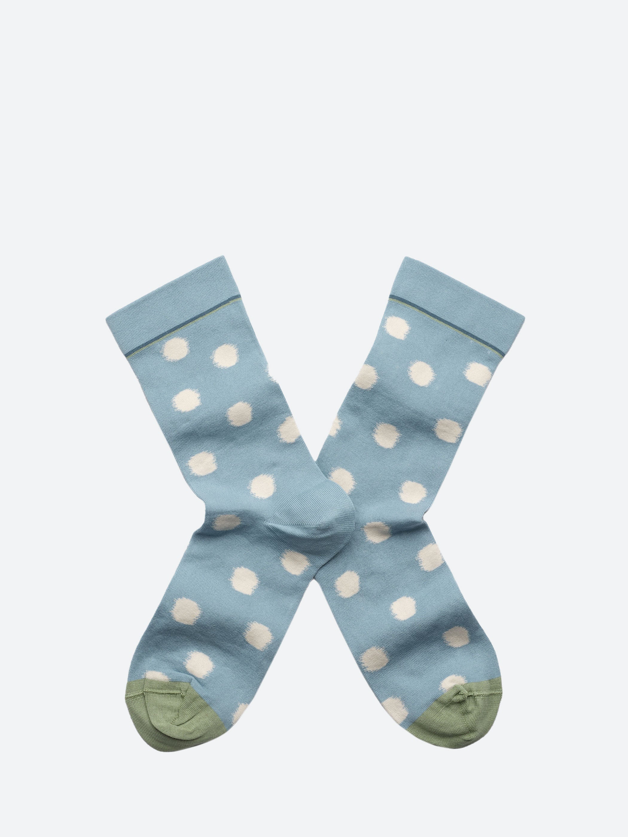 Bleue Polka Dot Sock