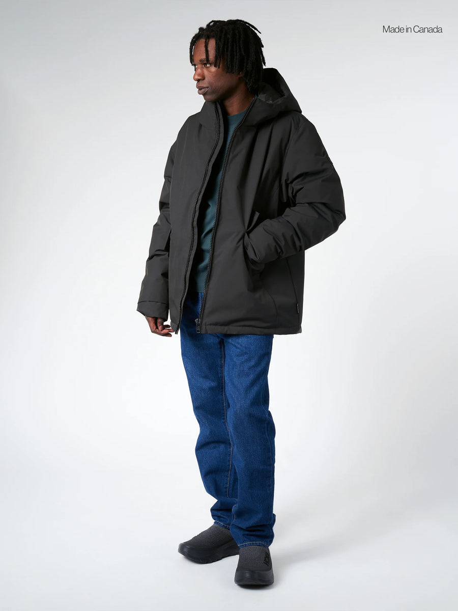 Quartz Co. - Lennox 2.0 Hooded Down Winter Jacket in Black