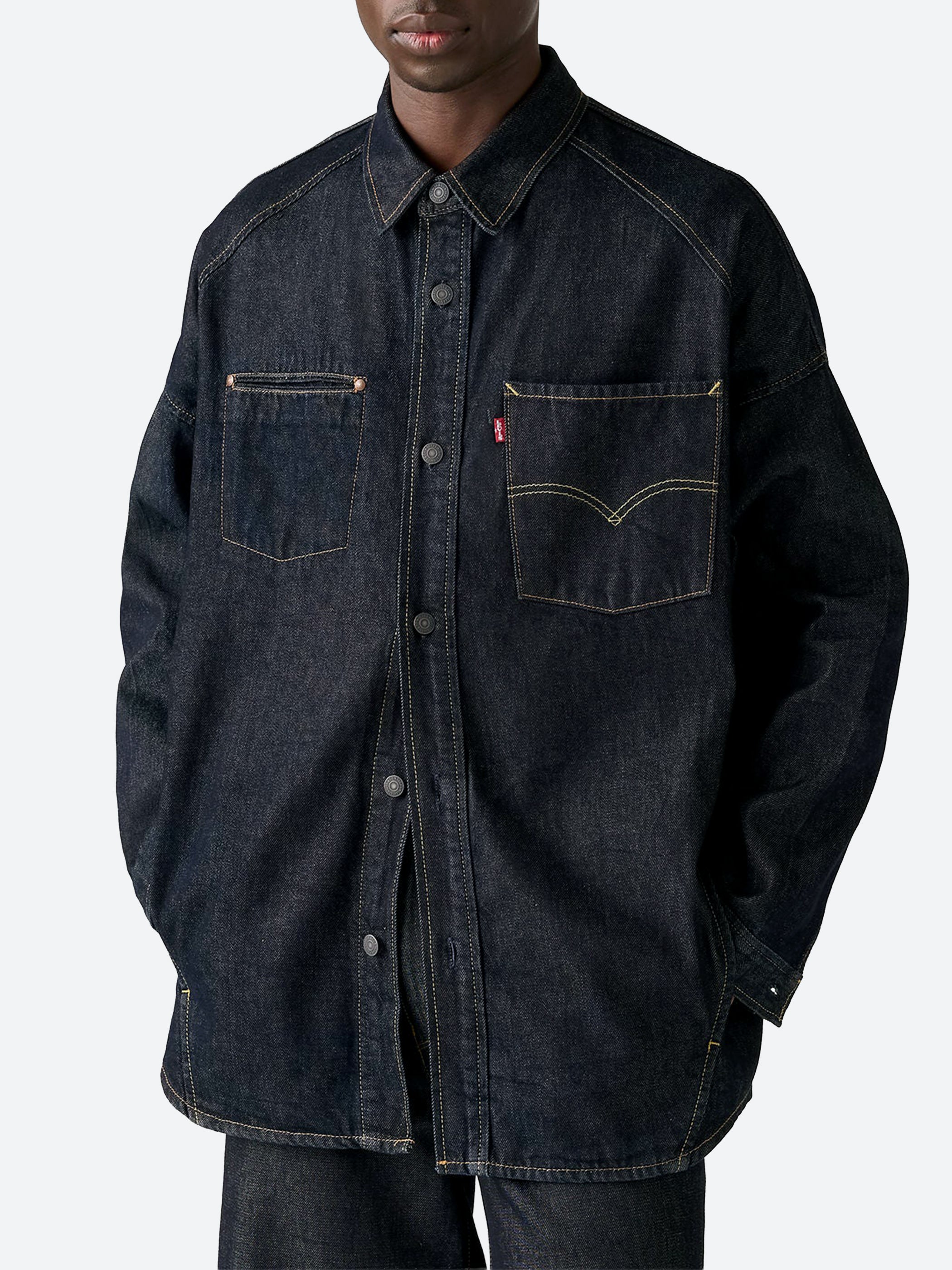 Levi's - Trucker Jacket in Rinsed (Dark Wash) – gravitypope