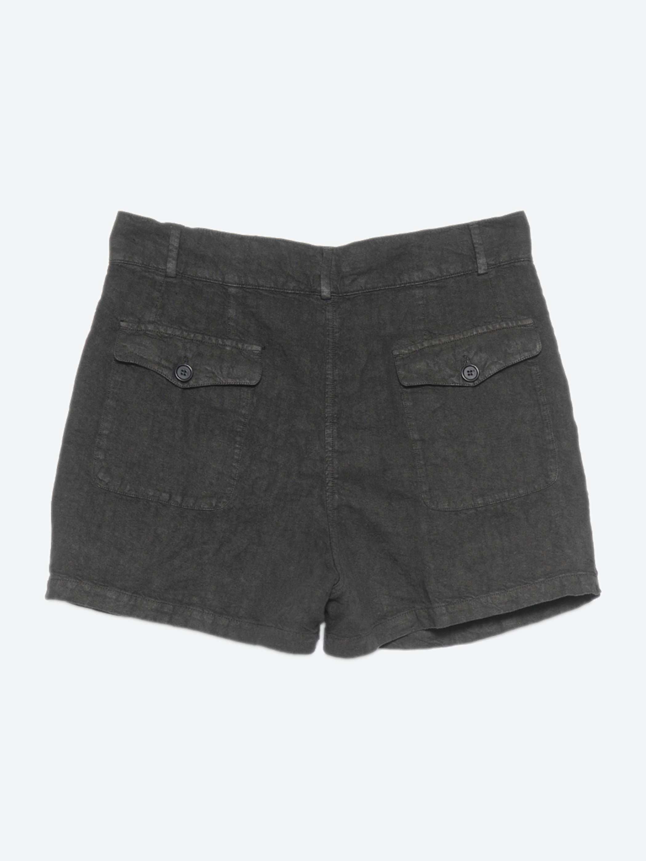 Garment-Dyed Linen Shorts