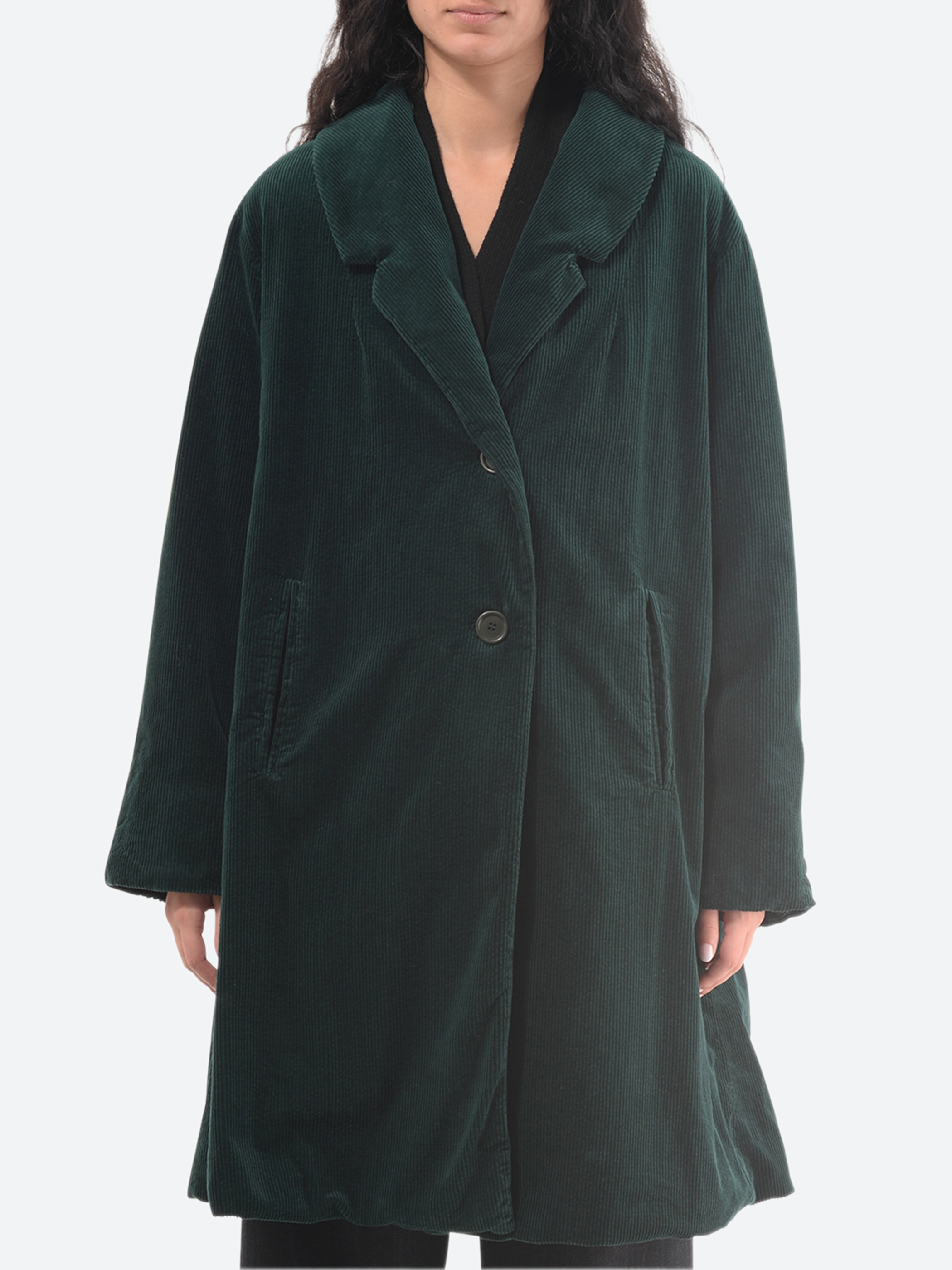 Garment-Dyed Corduroy Coat