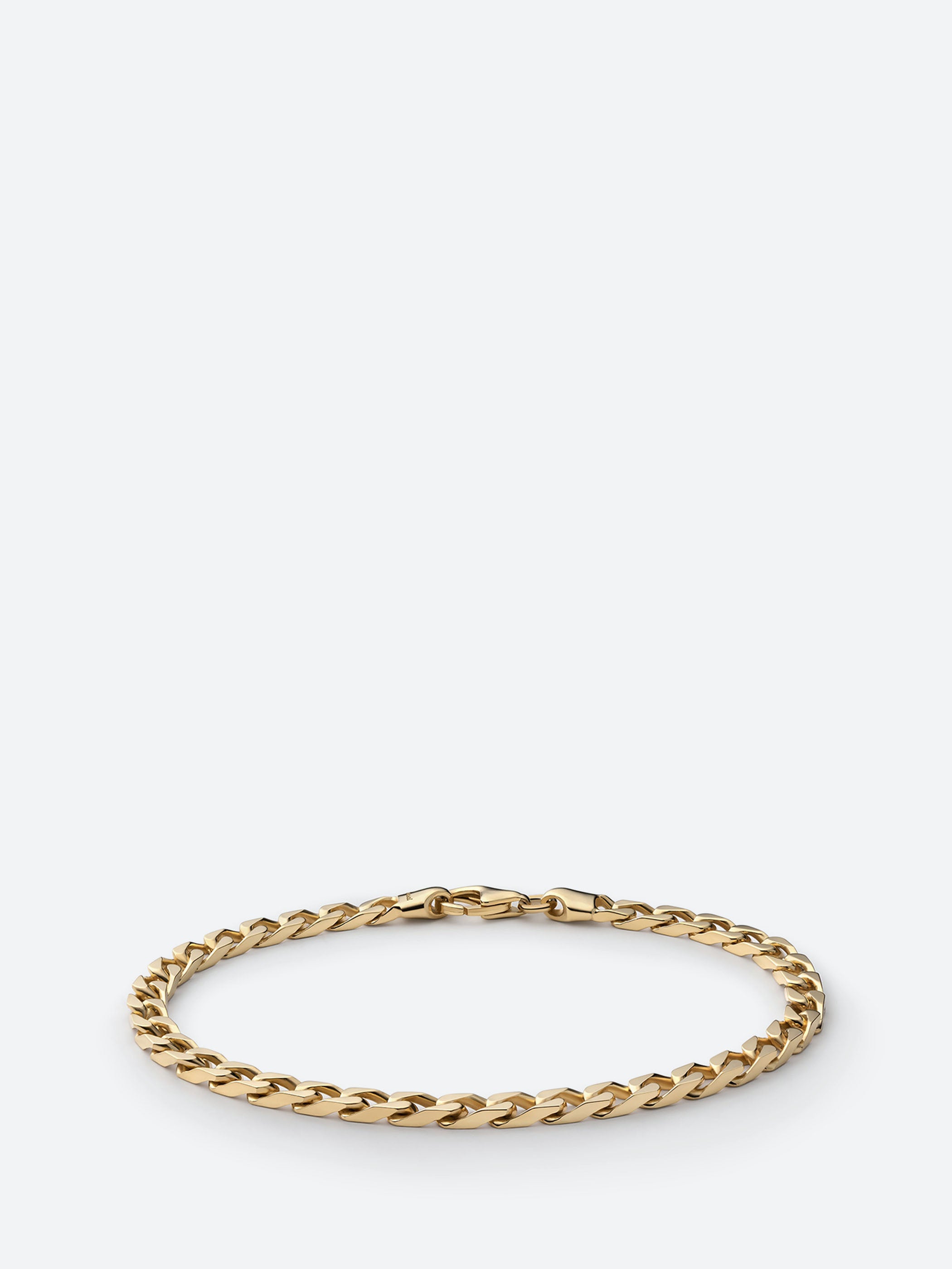 4mm Cuban Chain Bracelet