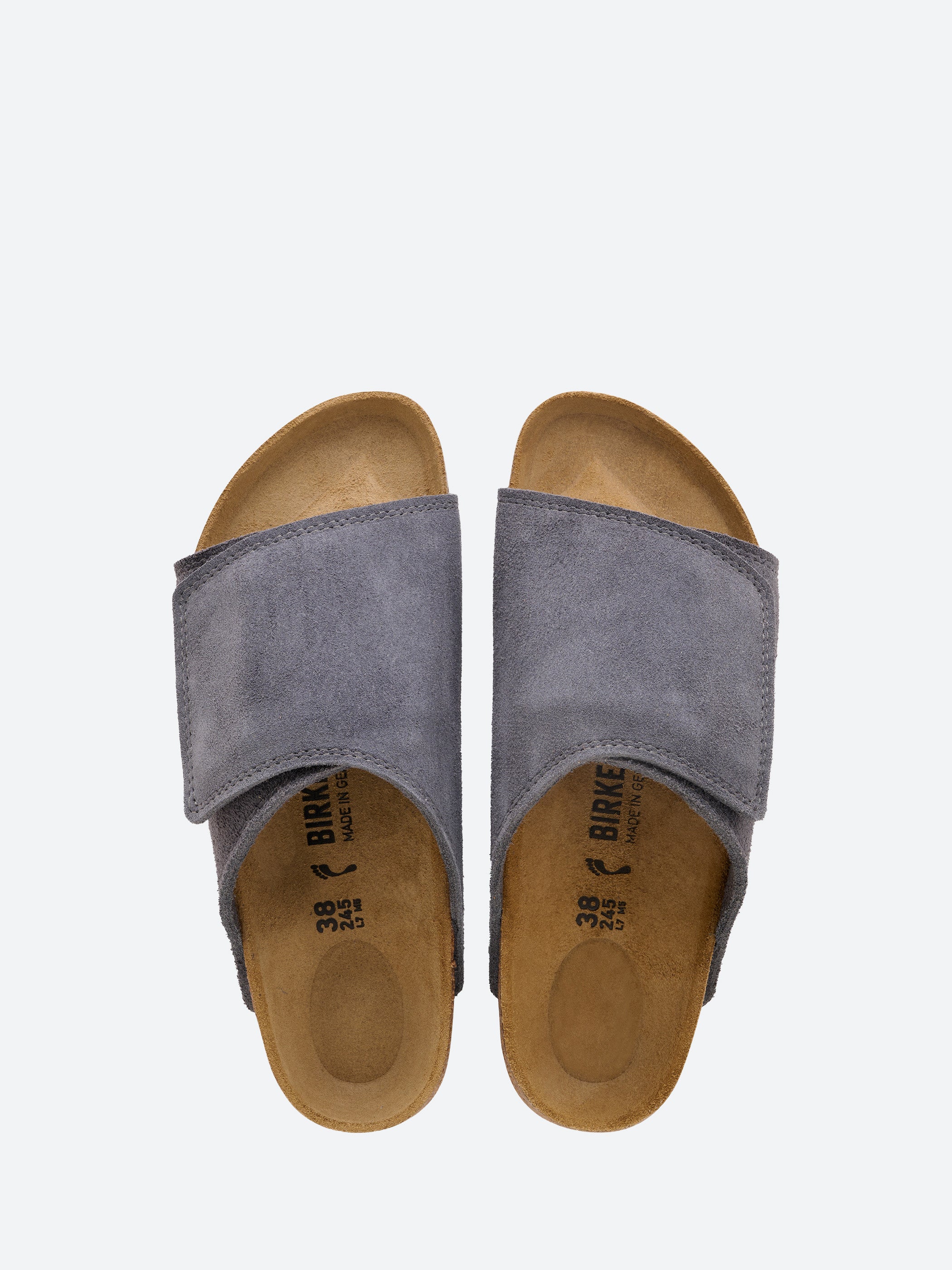 Birkenstock - Solana in Charcoal Suede – gravitypope