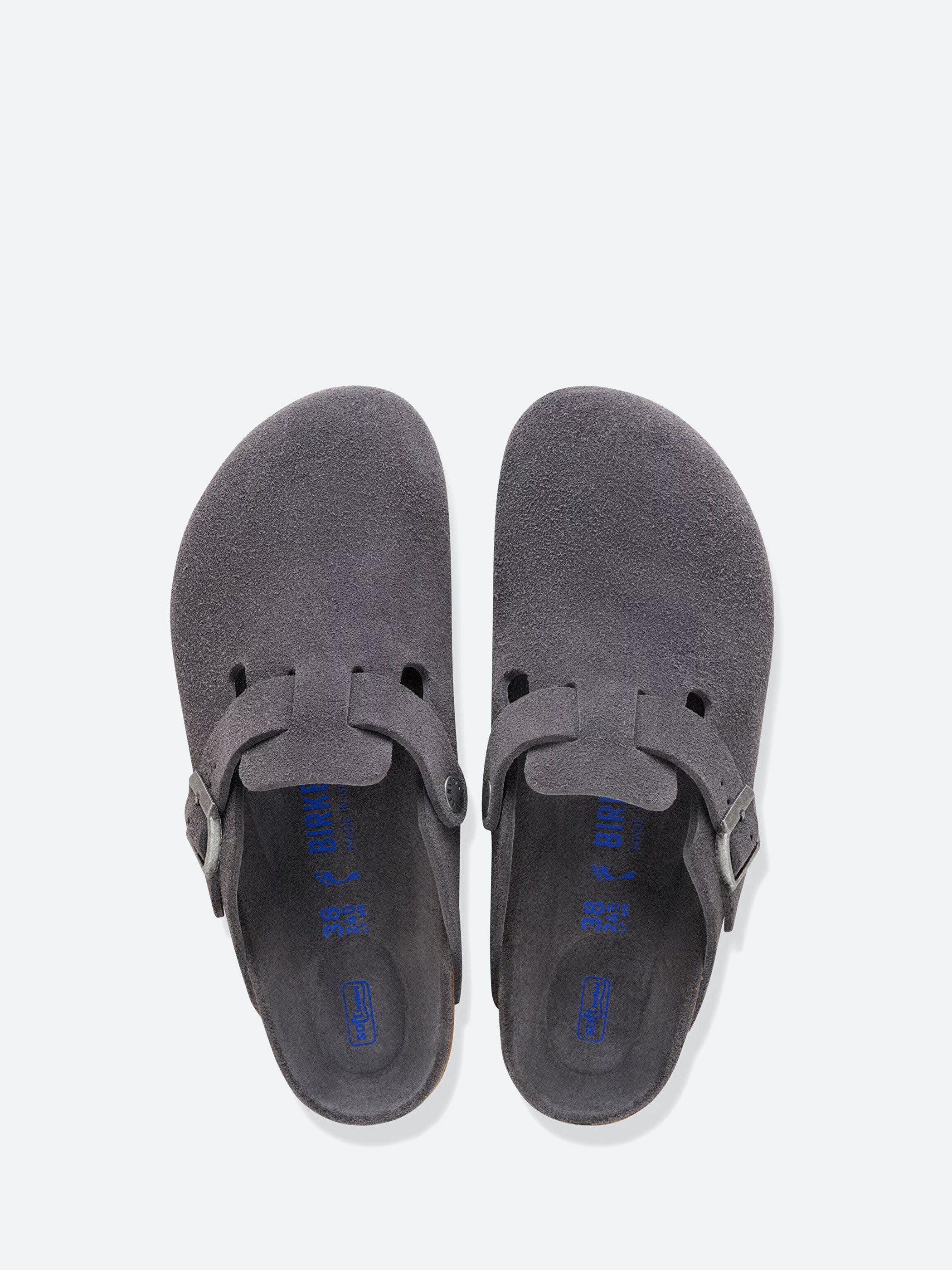 Birkenstock - Boston Exquisite (Narrow) in Black Leather – gravitypope