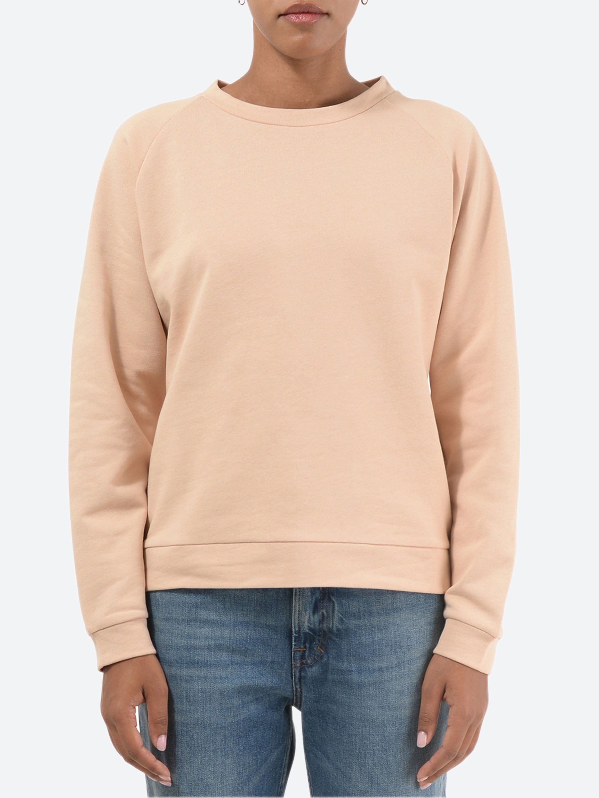 baserange  ＢＡＳＩＣ　ＳＷＥＡＴ Baserange - Basic Sweat in Nude – gravitypope