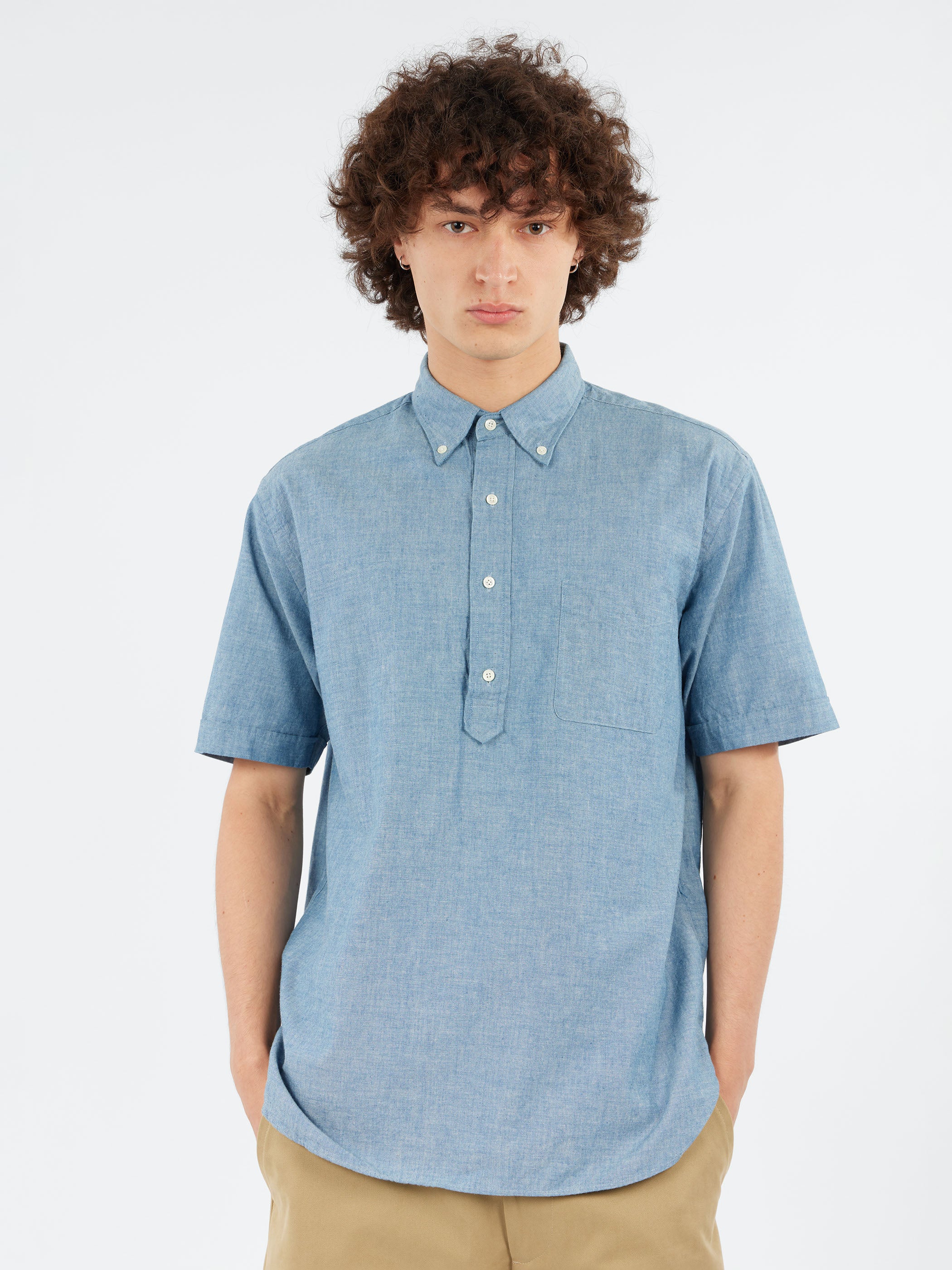 S/S Popover Chambray Shirt
