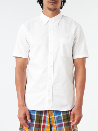BEAMS PLUS Coolmax Short Sleeve Button Down Shirt