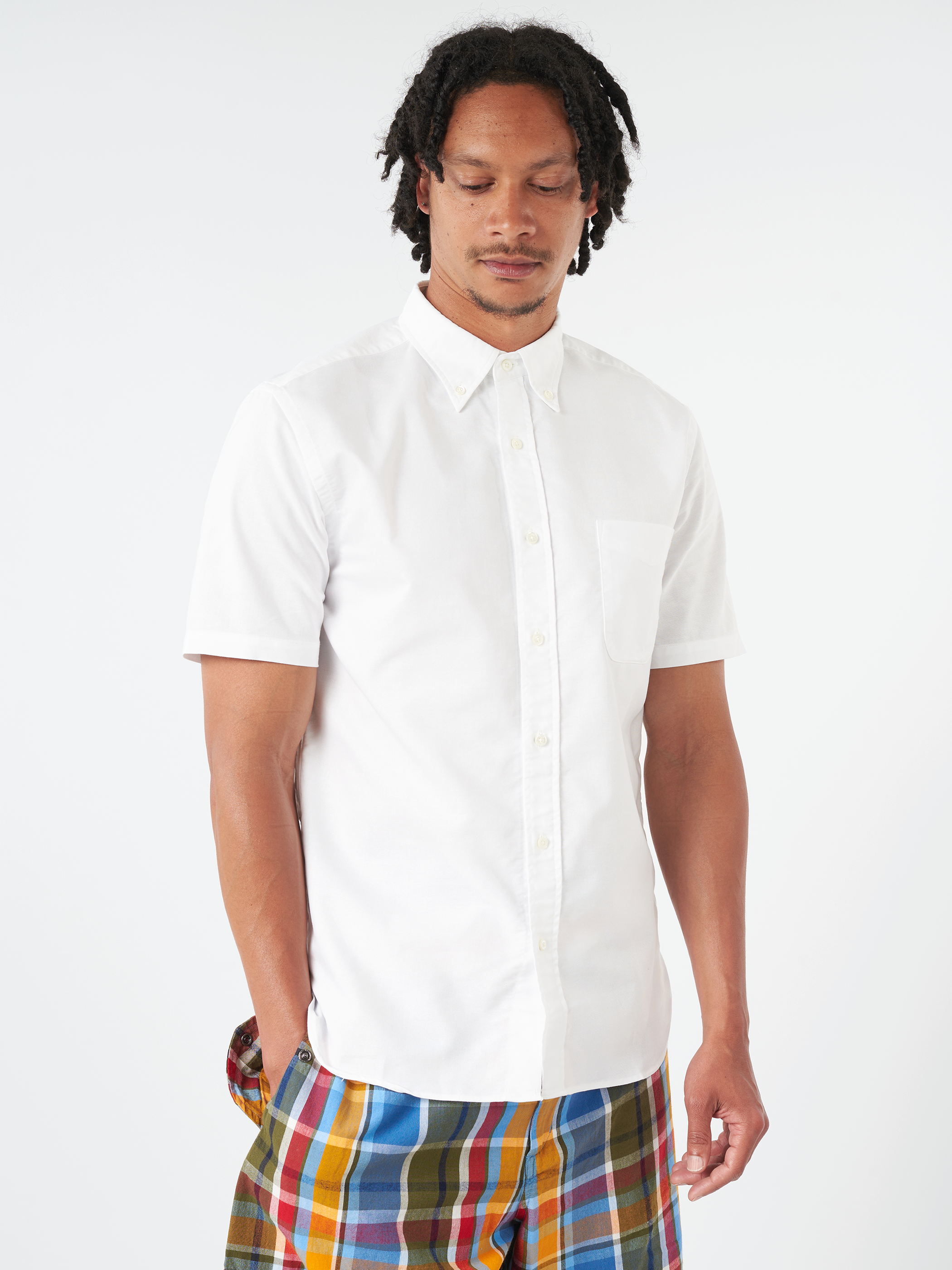Coolmax Short Sleeve Button Down Shirt