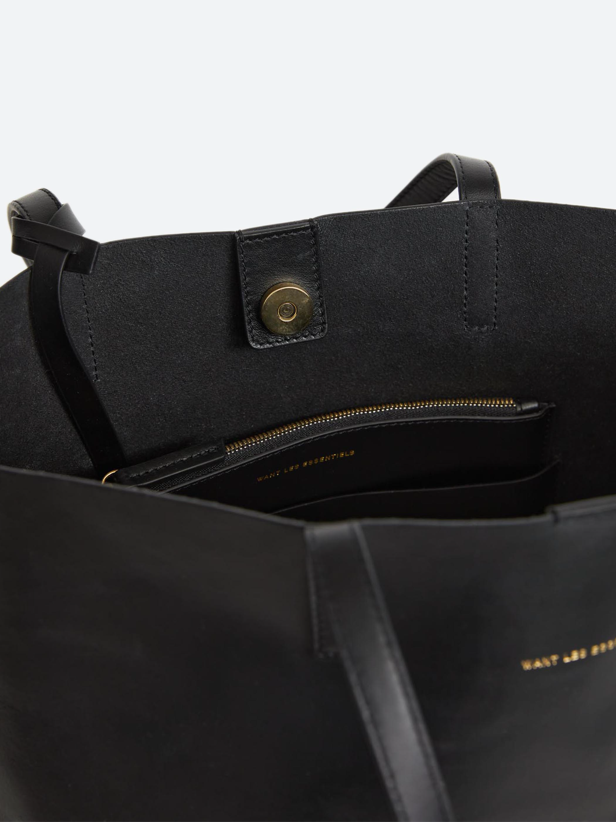 Logan Leather Vertical Tote